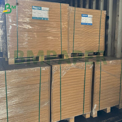 40gm 황금 노란색 처녀 줄무늬 Kraft 종이 시트, 높은 습기 강도