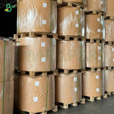 40gsm + 10gsm 기름 막성 단면 반짝이는 PE 코팅 종이 식품 포장용