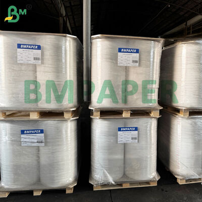 빨대 포장용 슬릿 롤 백색 크라프트지 24gsm 35mm 롤