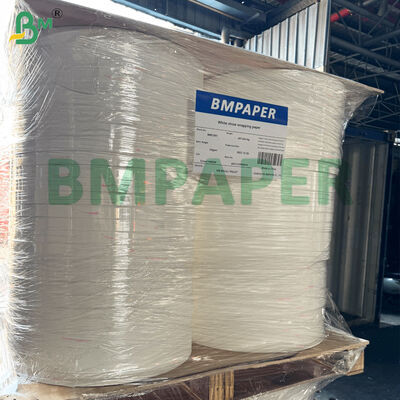 빨대 포장용 슬릿 롤 백색 크라프트지 24gsm 35mm 롤