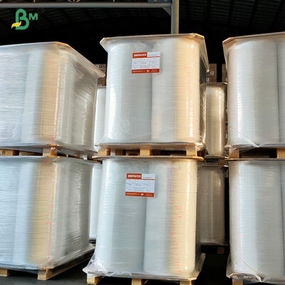 28그램 식품 등급 흰색 빨대 포장 종이 32mm 35mm 37mm 너비 롤