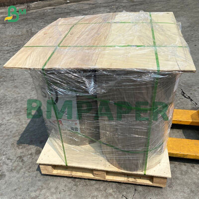 가방 및 봉투용 기계 가시화 된 갈색 리브드 크래프트 종이