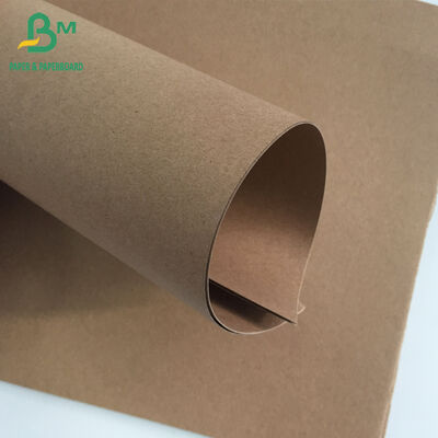 브라운 Kraft 종이 Rolls Testliner는 강선 널 200gsm를 재생했습니다