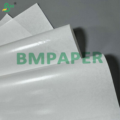방수 및 지방 방수 식품 등급 PE 코팅 35gsm 40gsm 흰색 Kraft 종이 롤 포장 종이 햄버거