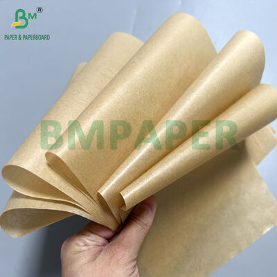 30gsm 35gsm 40gsm 갈색 실리콘 베이킹 페이퍼 로스팅 용 75cm 너비