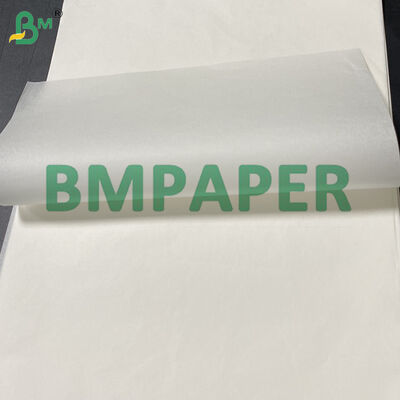 35gsm 40gsm Food Grade Bleached White True Greaseproof Paper Jumbo Rolls 365mm 295mm, KIT 3–5 Oil Resistance