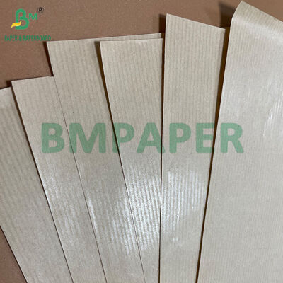 38gm 40gm MG Kraft Ribbed Paper Gift Bags and Carrier Bags 에 사용 될 수 있는 로그 로 로운