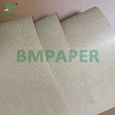 고 내구성 40GSM 60GSM 자연 갈색 기계 가시 띠 Kraft 종이