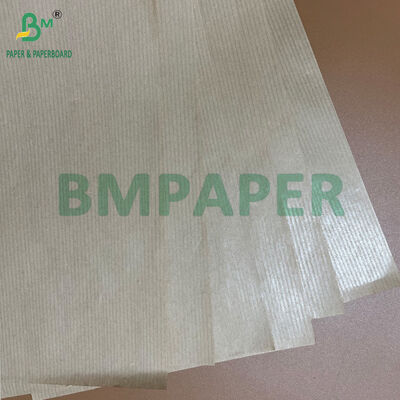 고 내구성 40GSM 60GSM 자연 갈색 기계 가시 띠 Kraft 종이