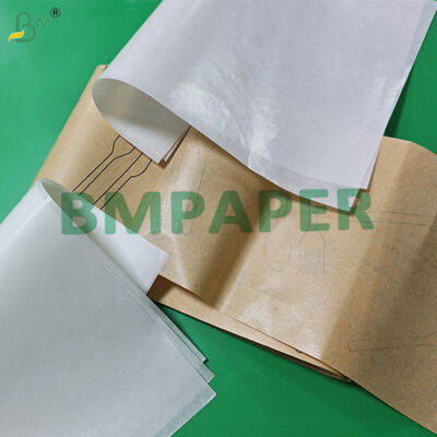 40g + 9g 폴리 코팅 백색 갈색 칼붙이 포장지 120mm 160mm 식품 안전