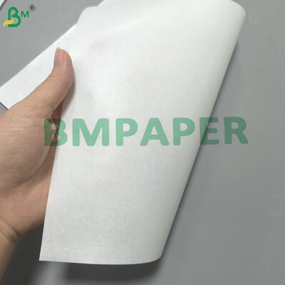 White 43 - 45gsm Coated Paper For Yogurt Lids One Side Coated