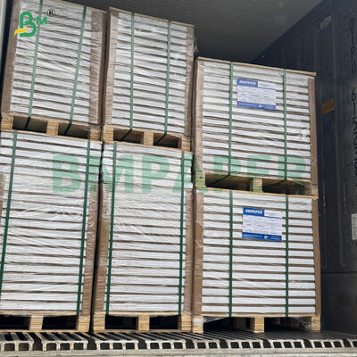 White Kraft Cupstock 15mic PE Coated Paper Sheet Waterproof White Cardboard