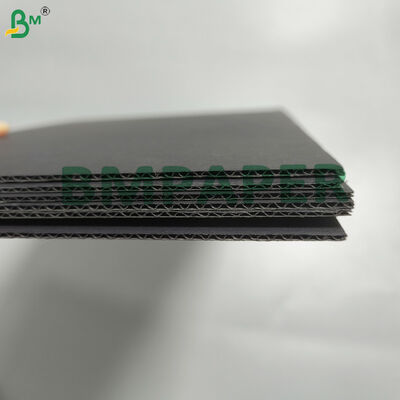 Corrugated E - Flute Jet Black 3 Layer 110g + 110g + 110g For Perfume Inner Sheet