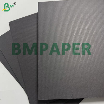 Black Color E Flute 1.75mm Corrugated Sheets 43 Inches By 28 Inches
