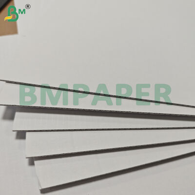 100+100+100gsm White Corrugated Board E Flute Durable Packing