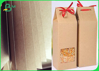 재활용 된 Bobina De Papel Kraft 110 - 220gsm 수분 방지 용품