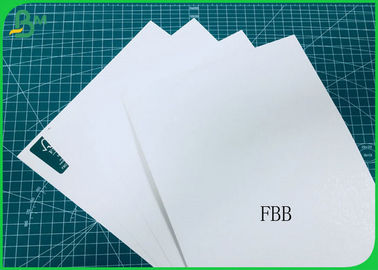 230GSM ~ 400GSM 완전 고체 흰색 코팅 FBB 좋은 딱딱함