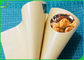 음식 감싸기를 위한 100% 기름이 안 배는 PE에 의하여 박판으로 만들어지는 브라운 Kraft 종이
