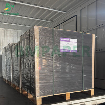 31 x 43인치 오프셋 인쇄용 200gsm 250gsm 순수 목재 펄프 블랙 용지